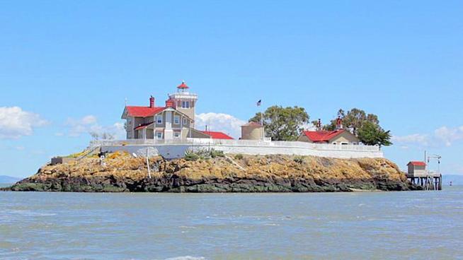 It's not every day you get a chance to work a 15-minute boat ride away from civilization.